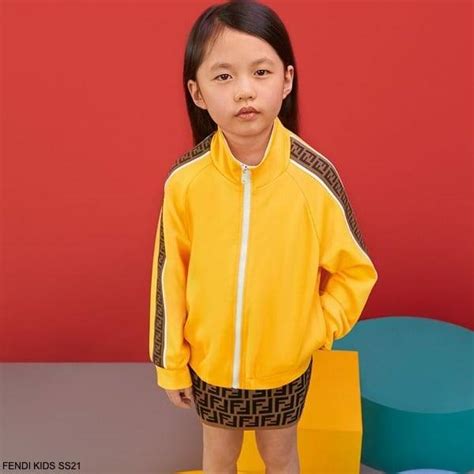 fendi kids cut out dress|fendi kids tracksuit.